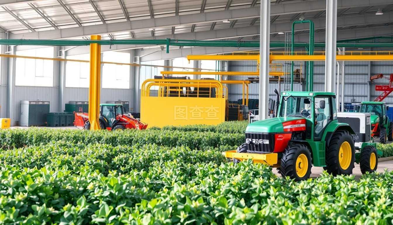 用于農業機械生產的工廠產品。